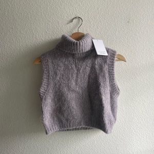 & Other Stories lavender sweater vest